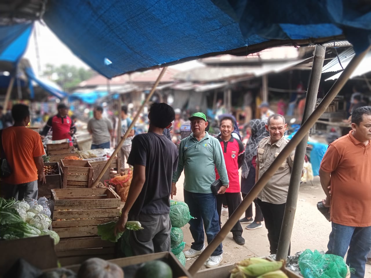 Jelang Tahun Baru 2024, Pemkab Mesuji Cek Harga Kebutuhan Pokok Di Pasar Simpang Pematang 