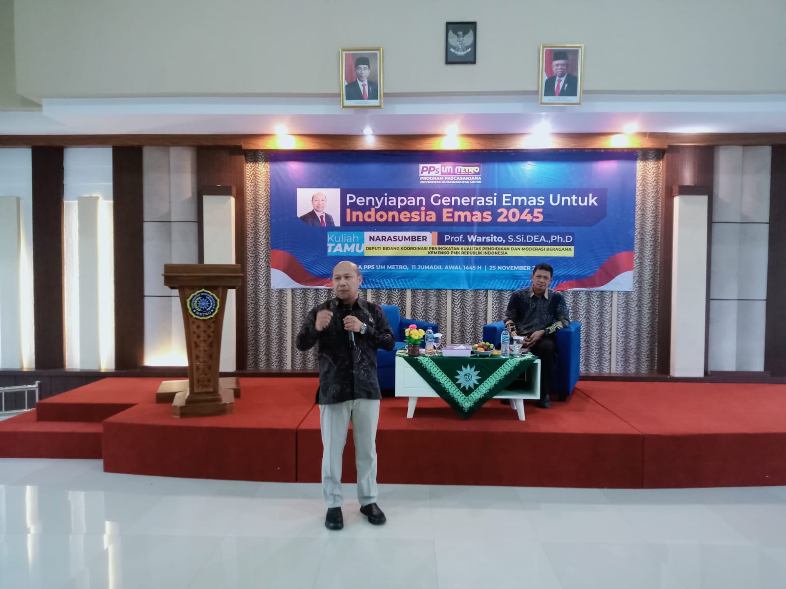 Penyiapan Generasi Emas 2024 Bersama Prof. Warsito