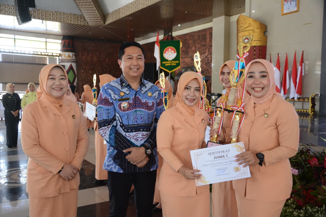 Peringati HUT Ke-26 DWP Lampung Tengah, Welly: Dari Rumah Yang Harmonis Lahir Anak-anak Berintegritas 