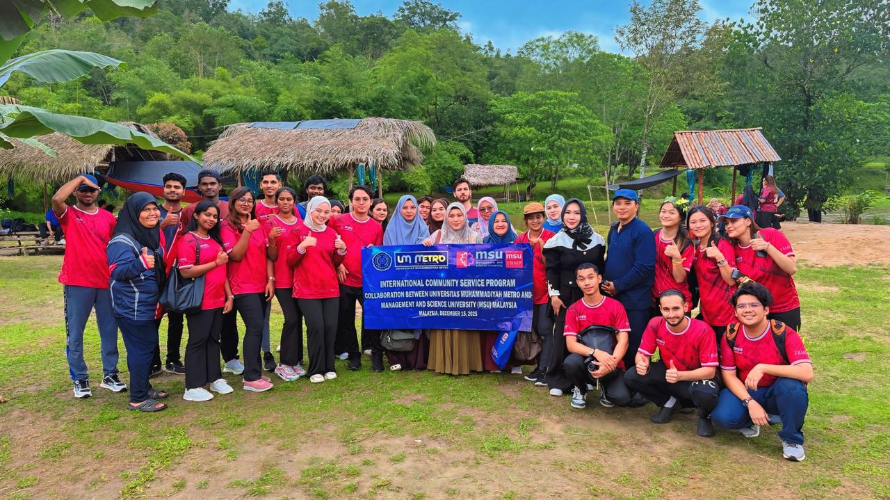 UM Metro dan MSU Malaysia Gelar Kegiatan Pengabdian Masyarakat Internasional 