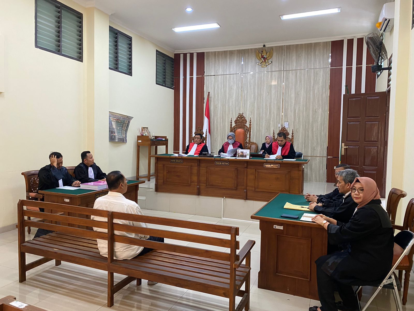 Sidang Perdana Kasus Korupsi BPHTB Waris dengan Terdakwa WJS Digelar di Pengadilan Tipikor Tanjung Karang