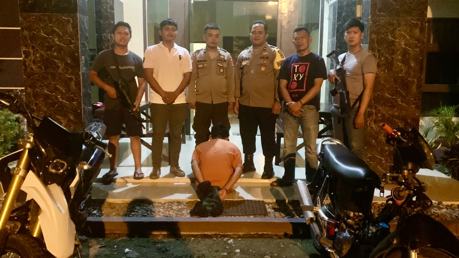 Polsek Pardasuka Tangkap Pencuri Motor Trail Seharga 28 Juta