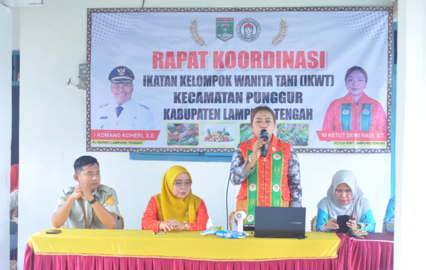 Ketum IKWT Lamteng Pimpin Rakor Proker di Sidomulyo 