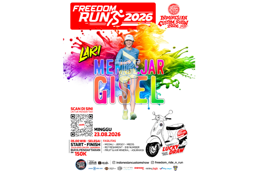 Indonesian Custom Show 2026 Hadirkan Freedom Run 5K, Gisel dan Geng Turut Meramaikan