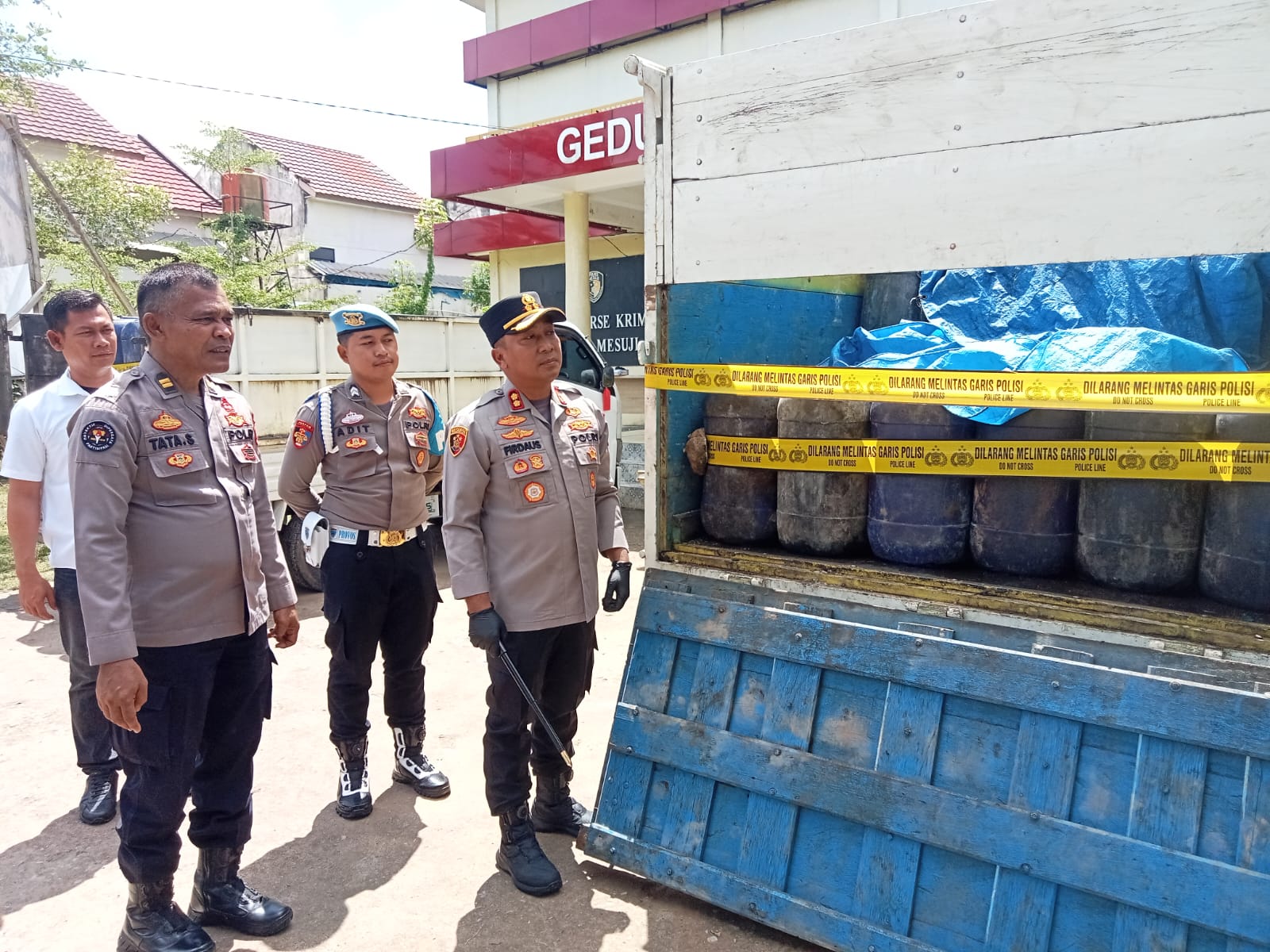 Penimbunan BBM Bersubsidi, Polres Mesuji Amankan 4,2 Ton Solar