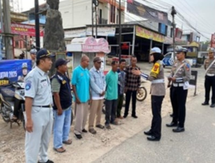 Satlantas Polres Mesuji Ekpose Hasil Operasi Zebra Krakatau 2025, Ini Datanya