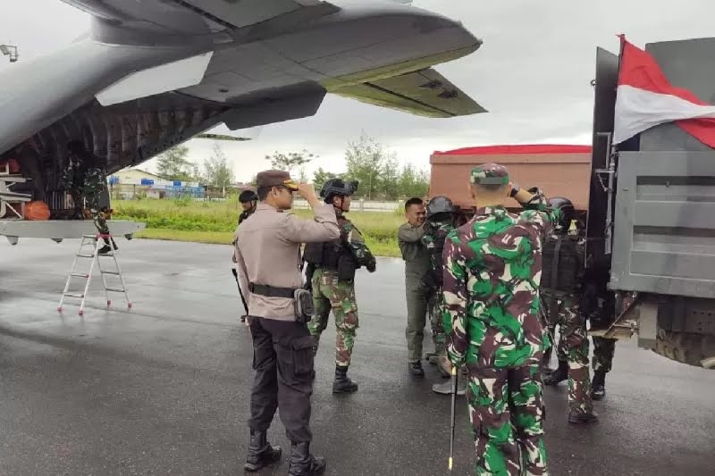 KKB Papua Serang Pos TNI di Yahukimo, Satu Prajurit Marinir Gugur