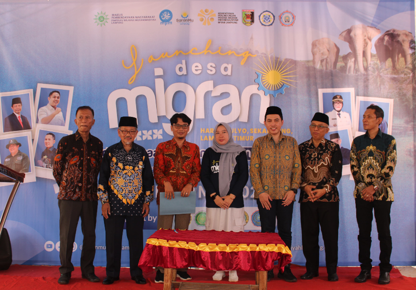 LPPM UM Metro Dukung Peluncuran Desa Migran Binaan Bersama di Lampung Timur