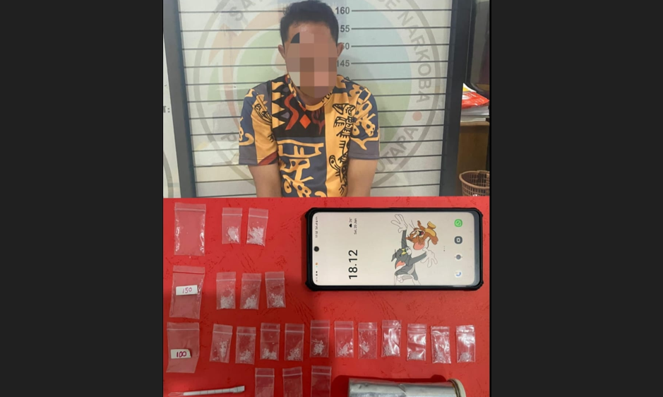 Polisi Tangkap Pelaku Pengedar Sabu Di Lampung Utara