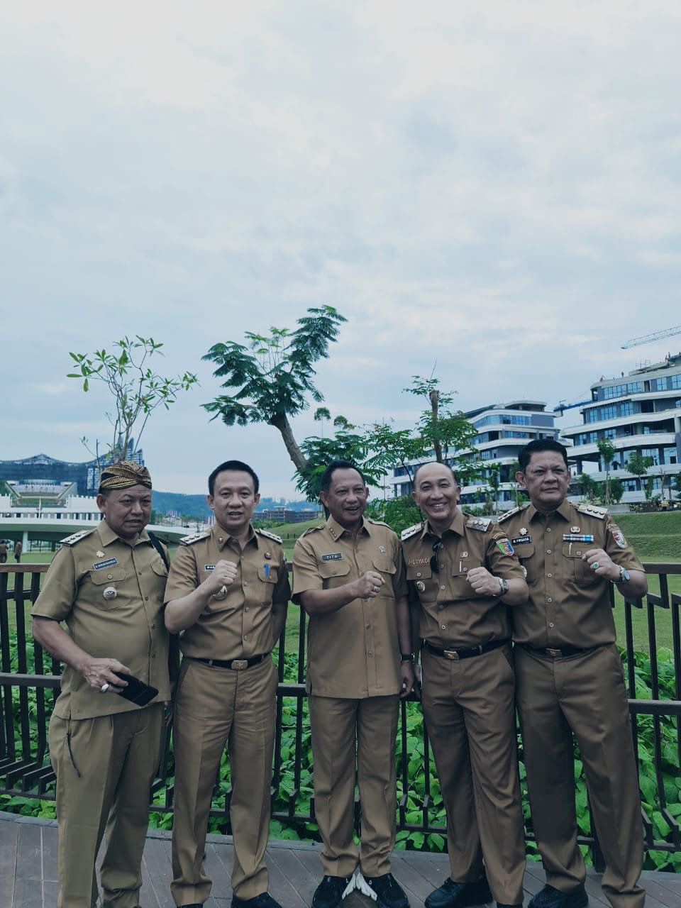 Pj.Bupati Pringsewu Hadiri Pertemuan Bersama Presiden di Istana Garuda IKN