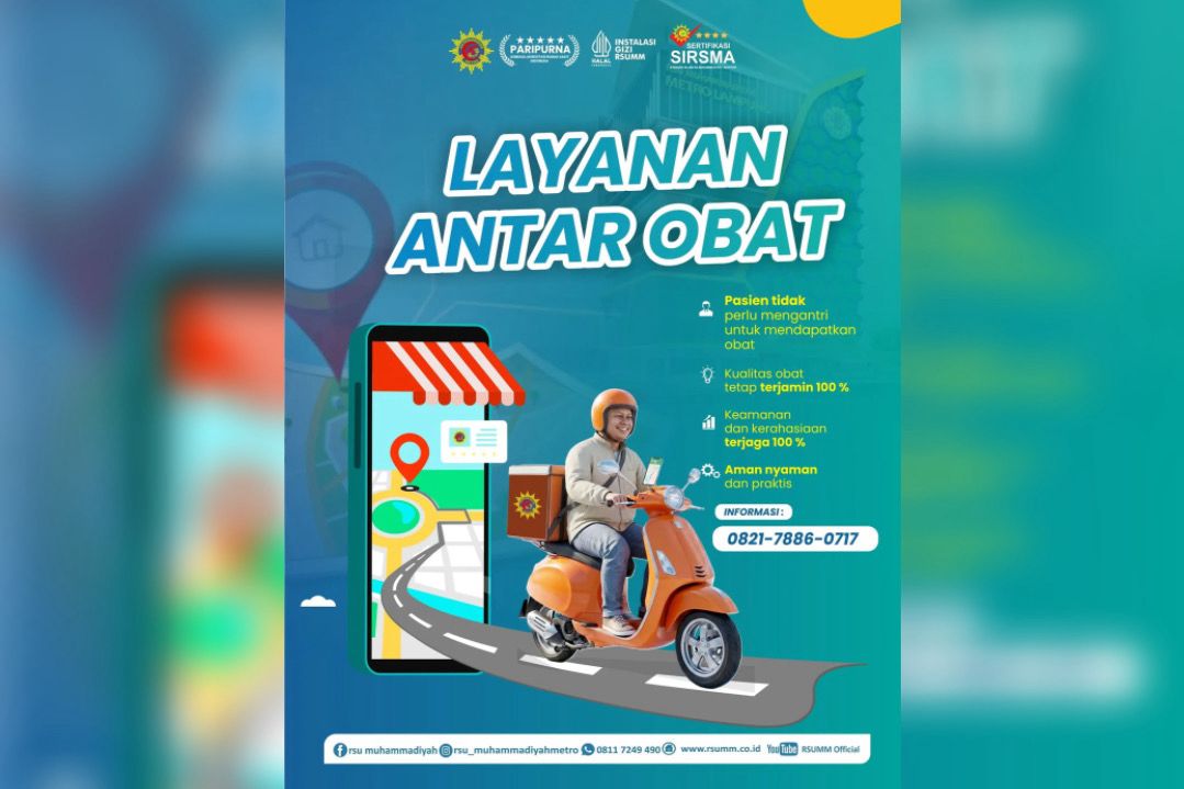 'Layanan Antar Obat' RSU Muhammadiyah Metro Semakin Memudahkan Pasien