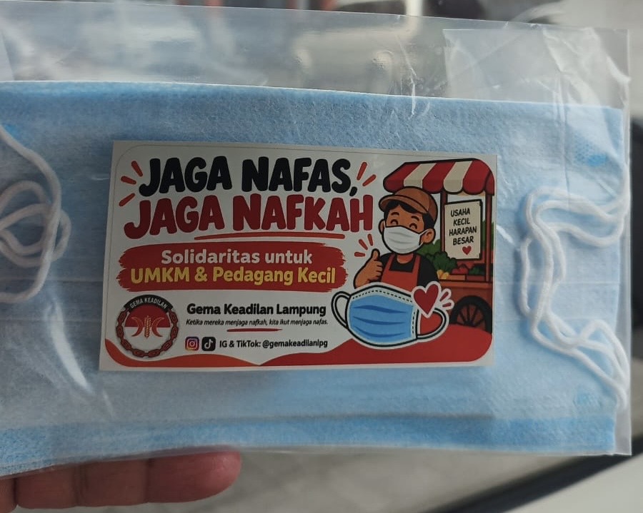 Jaga Nafas, Jaga Nafkah: Aksi Gema Keadilan dan PKS Muda untuk Pedagang di Tengah Abu Vulkanik