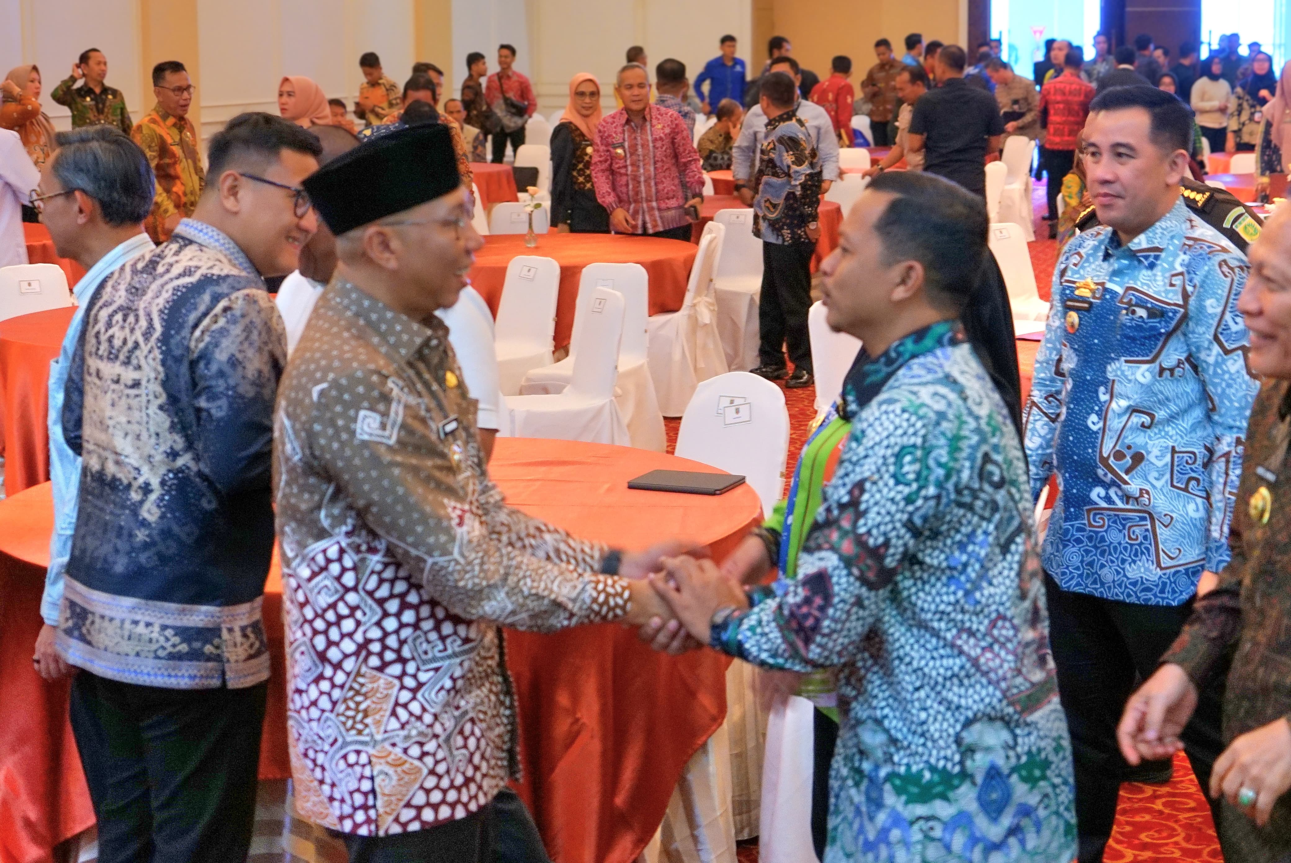 Bupati Pringsewu Hadiri High Level Meeting Antisipasi Pangan dan Pengamanan Ramadhan dan Lebaran