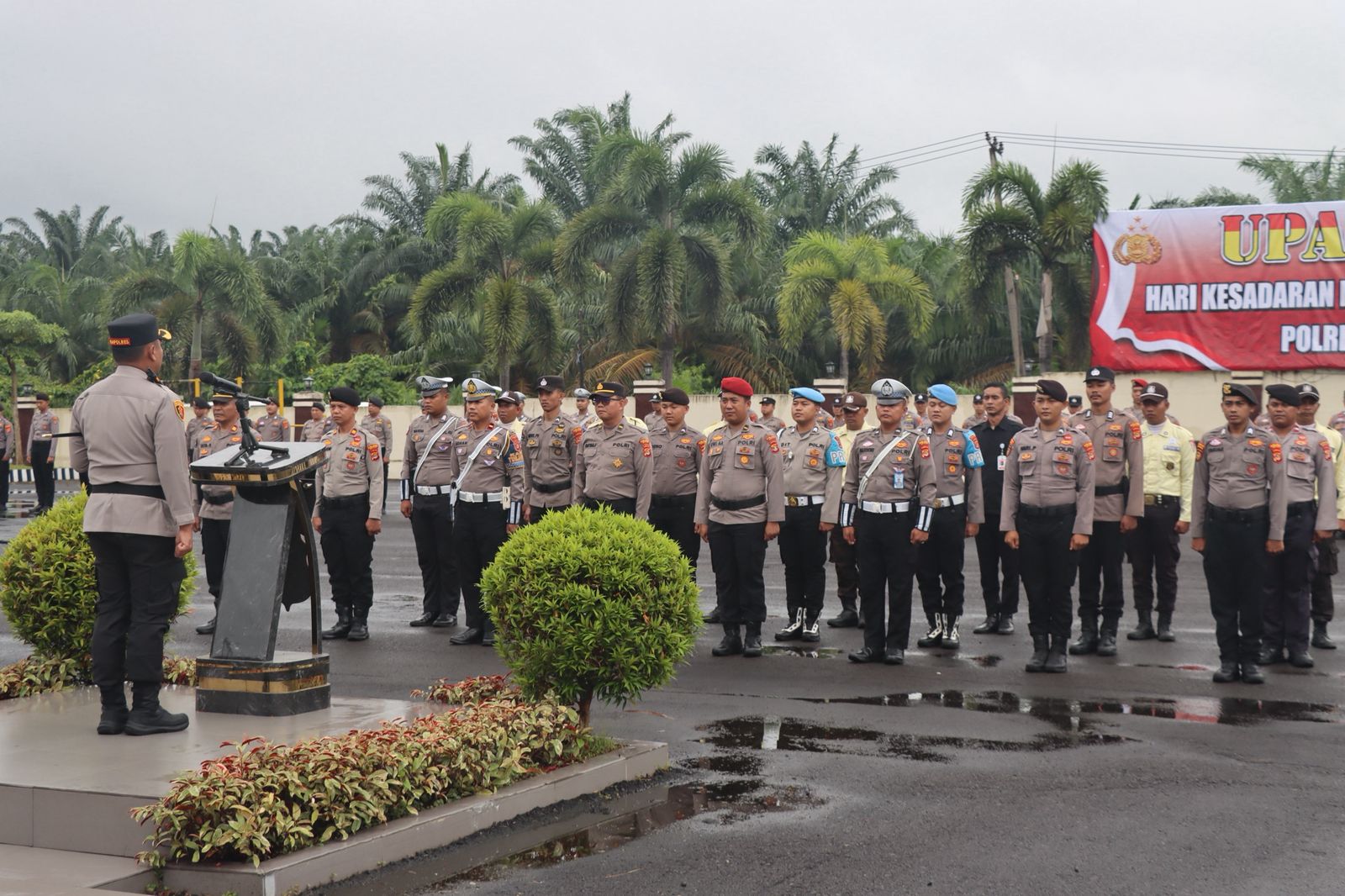 Pimpin Upacara Peringatan Hari Kesadaran Nasional, Ini Amanat Kapolres Mesuji 