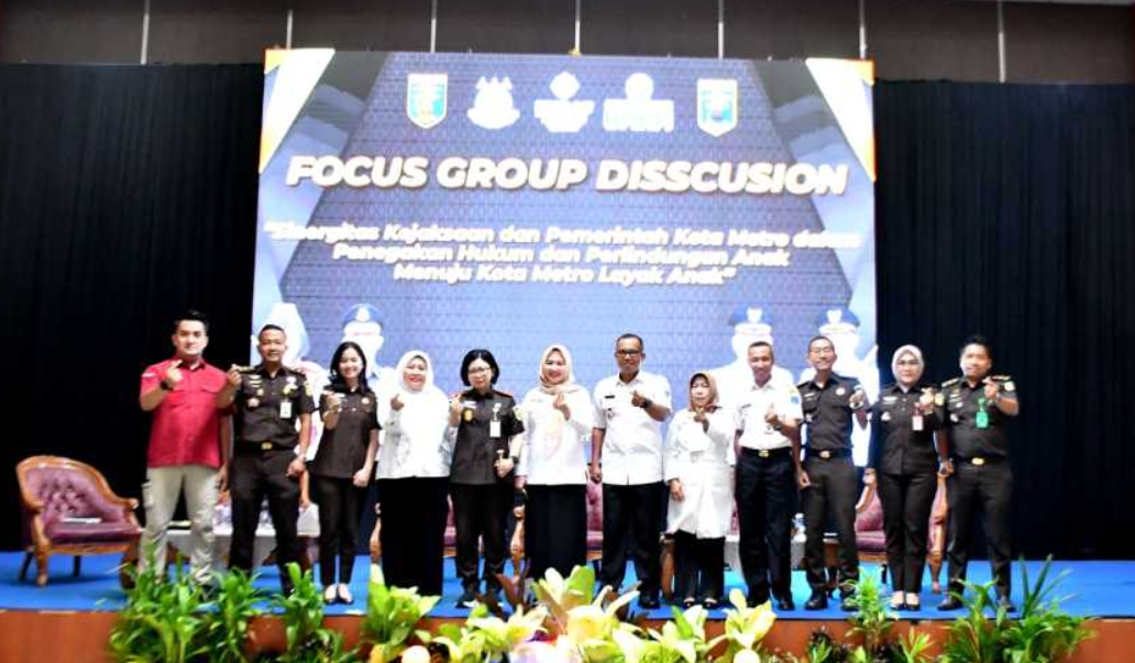 Dorong Metro Kota Layak Anak, Kejari dan Pemkot Metro Tingkatkan Sinergitas