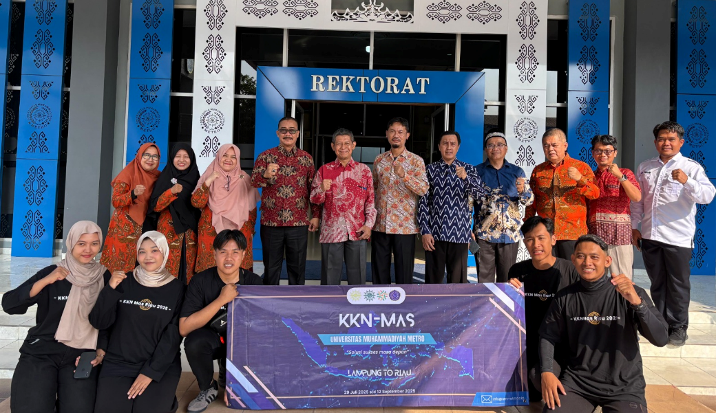 Pelepasan Mahasiswa KKNMas UM Metro ke Kabupaten Siak, Riau: Komitmen dalam Pengabdian kepada Masyarakat