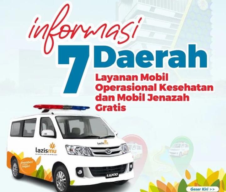 Lazismu dan RSU Muhammadiyah Sediakan 7 Mobil Operasional dan Jenazah Gratis 