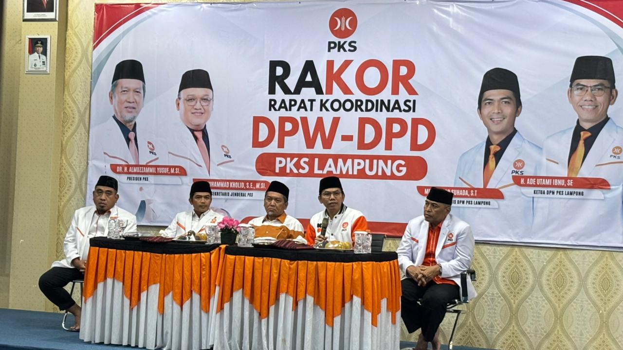 Rakor DPW–DPD PKS Se-Lampung Tegaskan Penyelarasan Program dan Penguatan Kolektifitas Intelektual