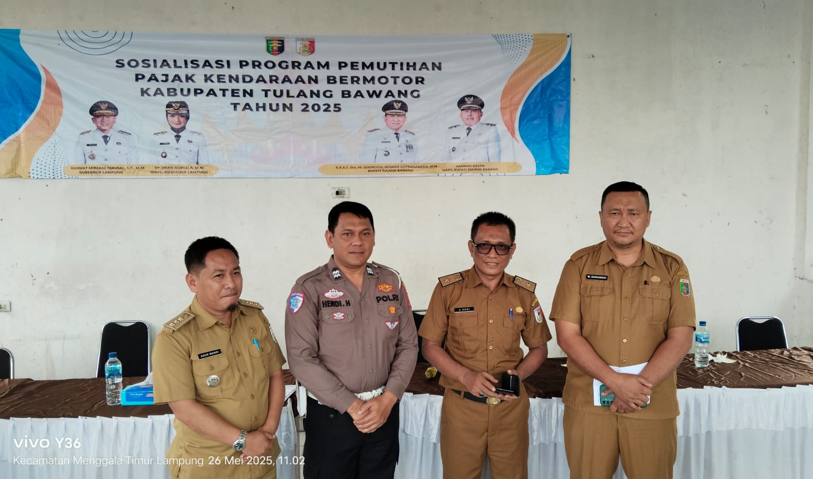 Berikan Sosialisasi Program Pemutihan Pajak, Kepala UPTD XI Samsat Tulang bawang Bangkitkan Kesadaran Taat Paj