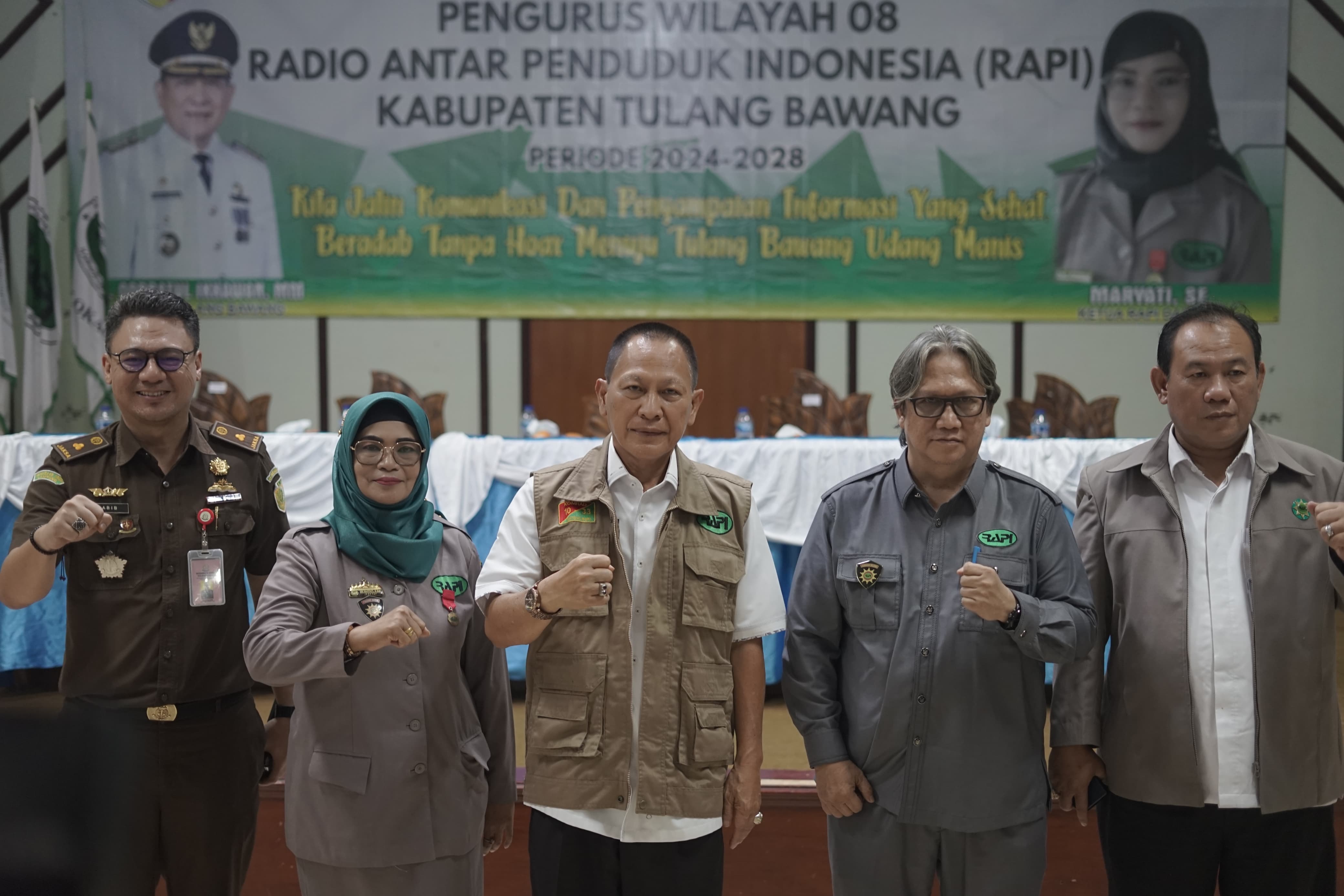 Dicky Soerachman Pimpin RAPI Tulangbawang, Begini Amanatnya