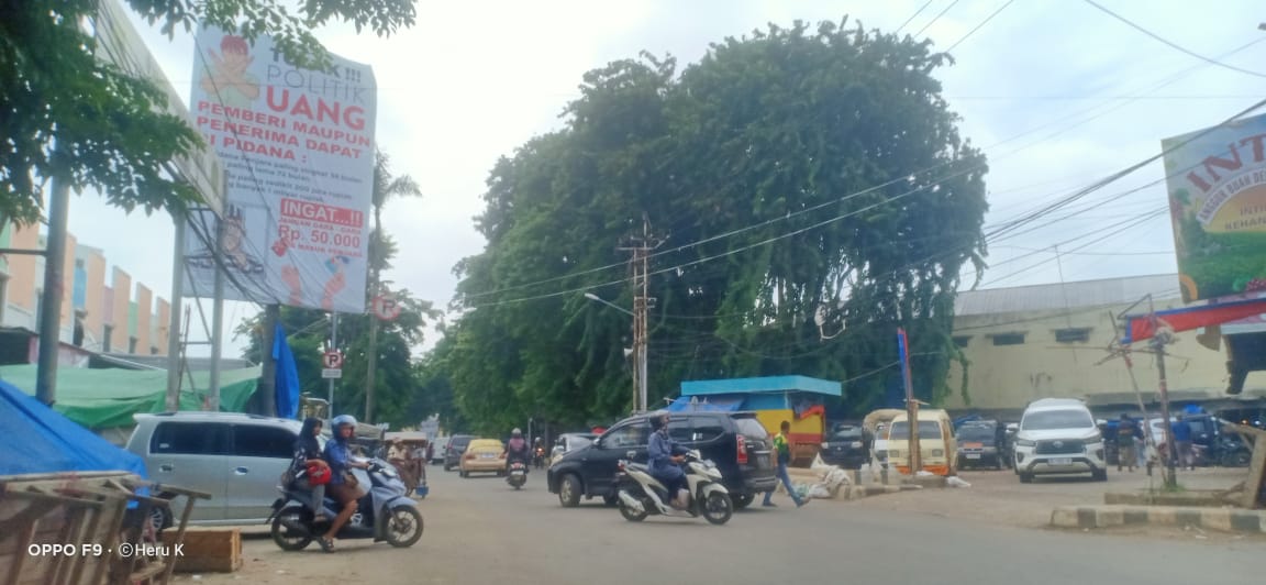 Cuaca Buruk, Pedagang Pasar Kota Metro Cemas Pohon Tumbang