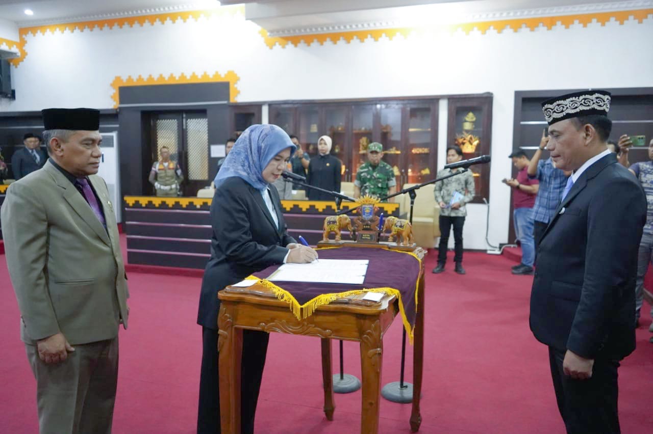 Resmi Dilantik, Inspektur Provinsi Lampung Jabat Pj Sekda Metro