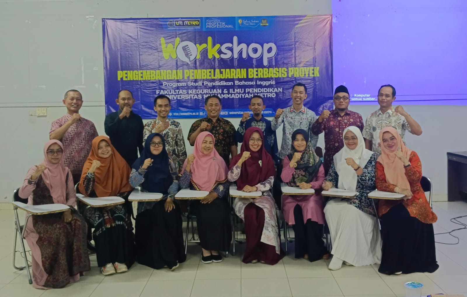 Gelar Workshop, PBI UM Metro Targetkan Luaran RPS Berbasis Project
