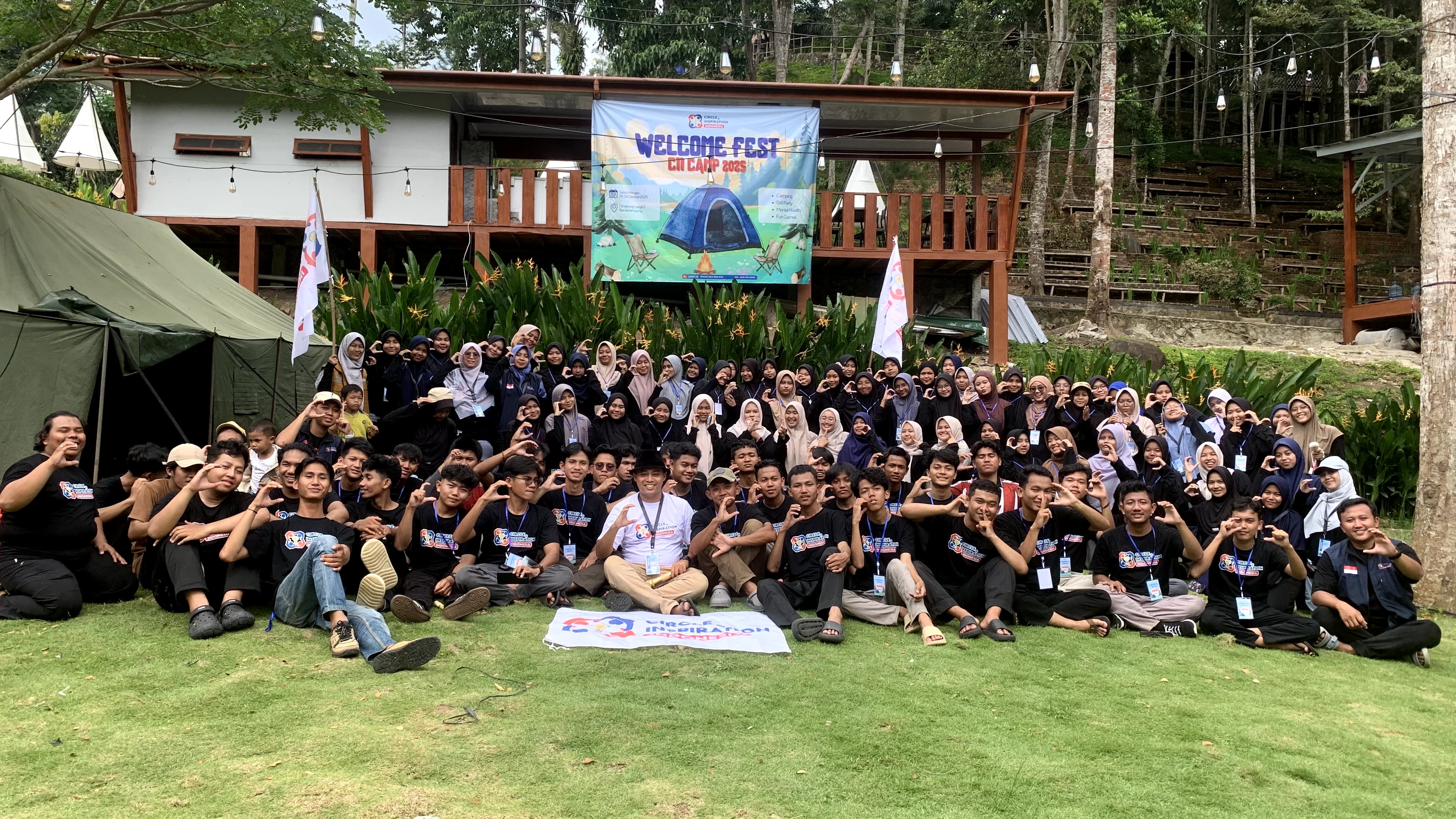 CII Ajak Ratusan Generasi Muda Lampung Ikuti Camp Ceria di Lengkung Langit