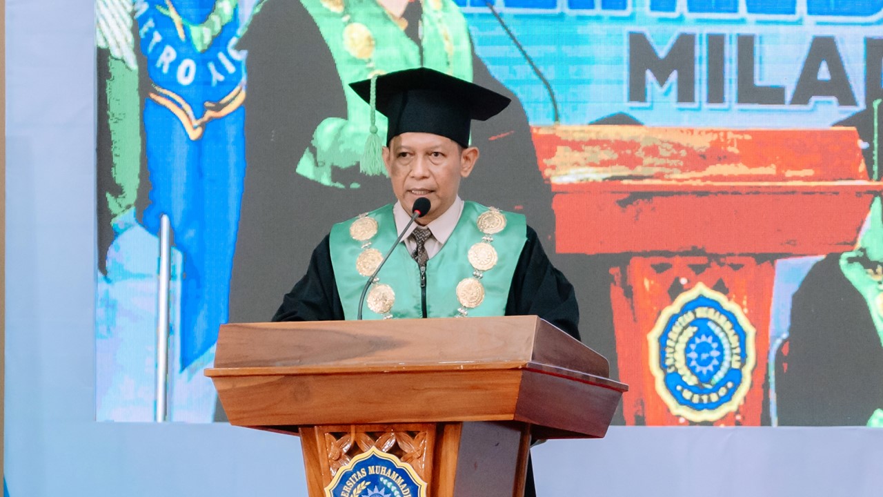 Rektor UM Metro: Wisuda Menjadi Simbol Pencapaian Budaya Belajar