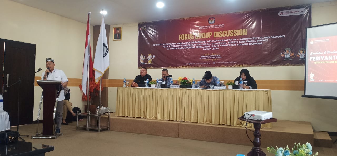 KPUD Tulang Bawang Gelar Focus Group Discussion