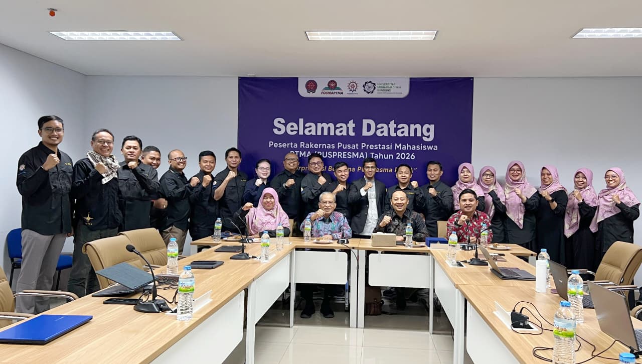 Kabag Kemahasiswaan UM Metro Ikuti Rakernas Puspresma PTMA 2026