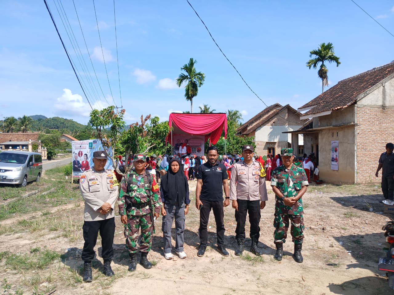 Polisi Amankan Kampanye Tiga Paslon Bupati dan Satu Paslon Gubernur di Pringsewu