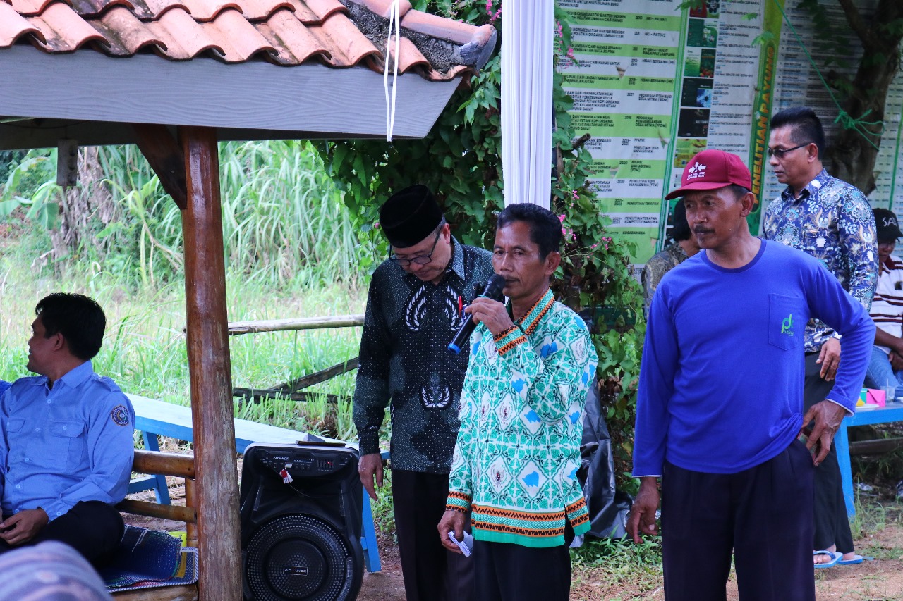 Kades Kalibening Apresiasi Peresmian Kebun Pembelajaran UM Metro