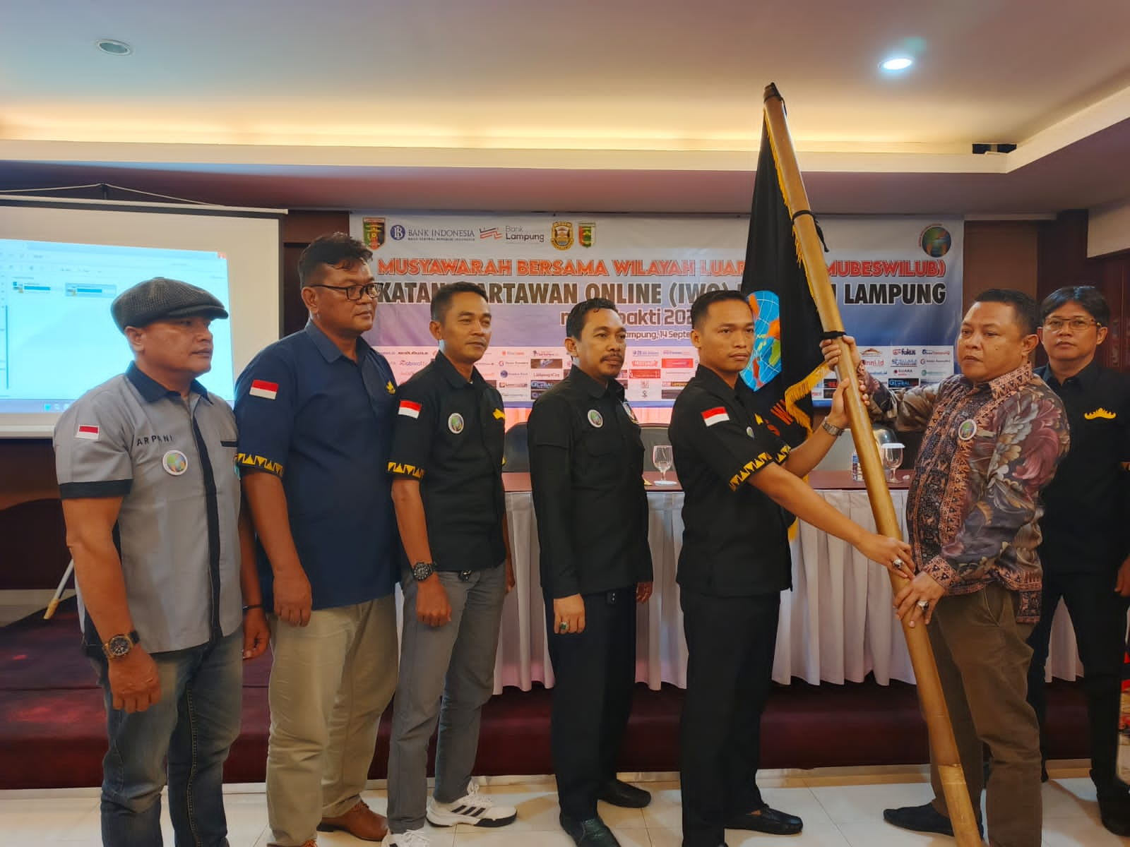 Aprohan Saputra Dipilih Aklamasi sebagai Ketua PW IWO Lampung Masa Bakti 2024-2029 