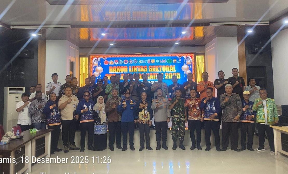 Gelar Rakor Lintas Sektoral, Polres Mesuji Persiapkan Operasi Kepolisian Terpusat Lilin 2025