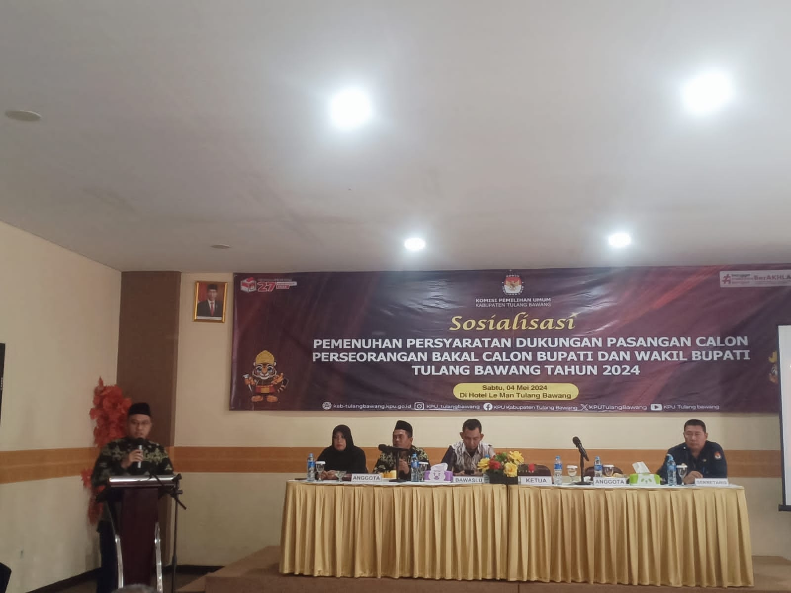 KPU Tuba Gelar Sosialisasi Calon Perseorangan di Pilkada 2024