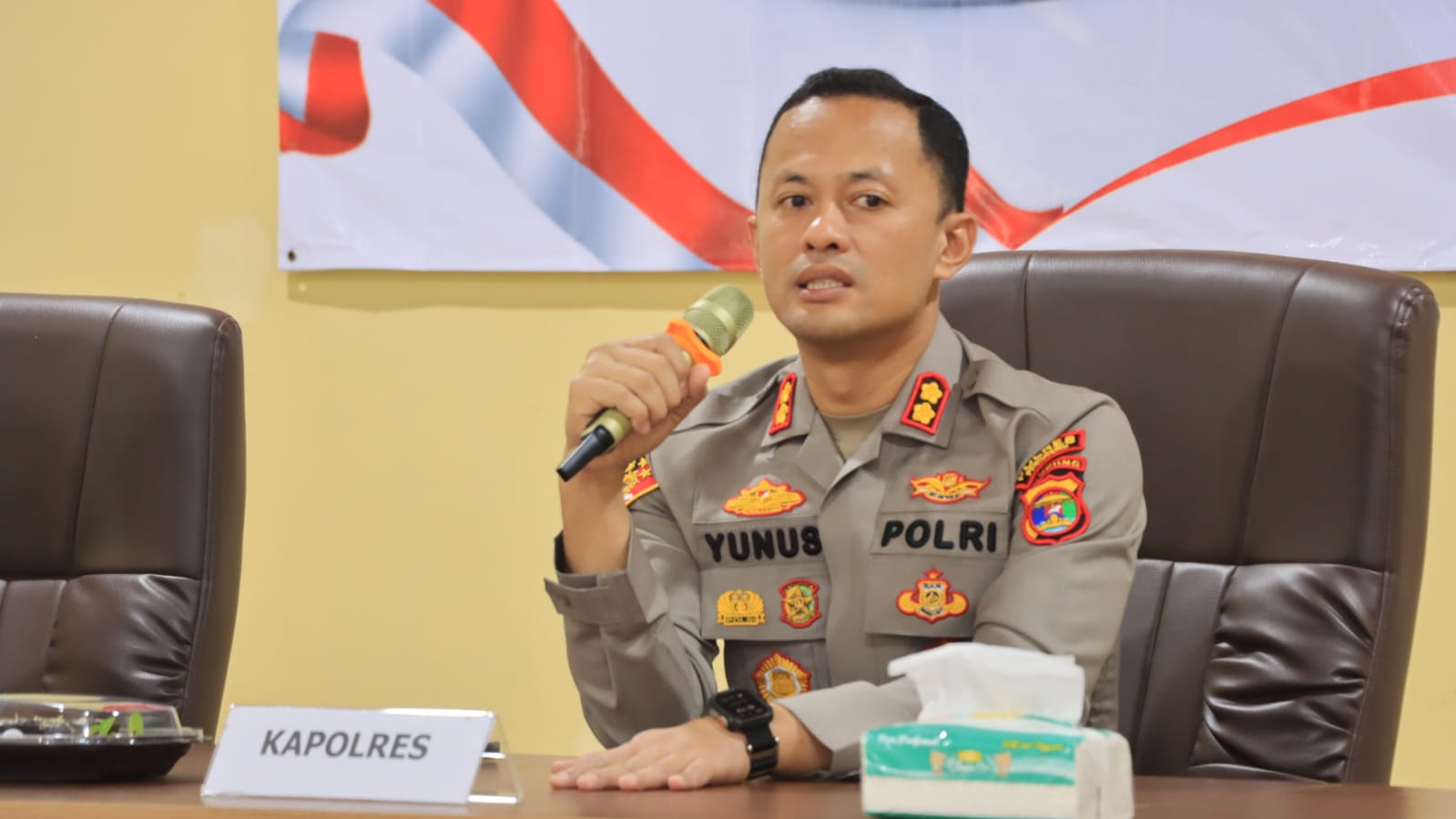 Polres Pringsewu Apresiasi Pengundian dan Penetapan Nomor Urut Calon Bupati di Pilkada 2024 Berjalan Aman