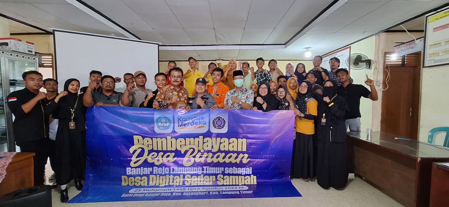 Penguatan Desa Binaan UM Metro Melalui Sosialisasi Program Desa Banjarrejo sebagai Desa Digital Sadar Sampah