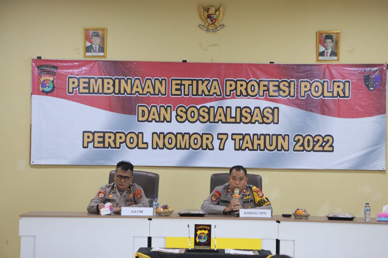 Propam Polda Lampung Ingatkan Anggota Polres Pringsewu untuk Menjaga Etika dan Profesionalisme