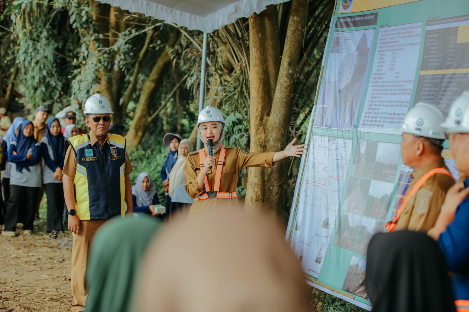 Wagub Jihan Nurlela Pimpin Langsung Dimulainya Pembangunan Jalan Provinsi Ruas Gedong Aji–Umbul Mesir 