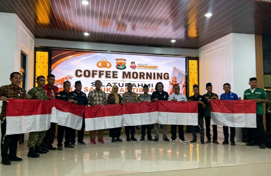 Coffe Morning dengan Sabuk Kamtibmas, Ini Pesan Kapolres Mesuji