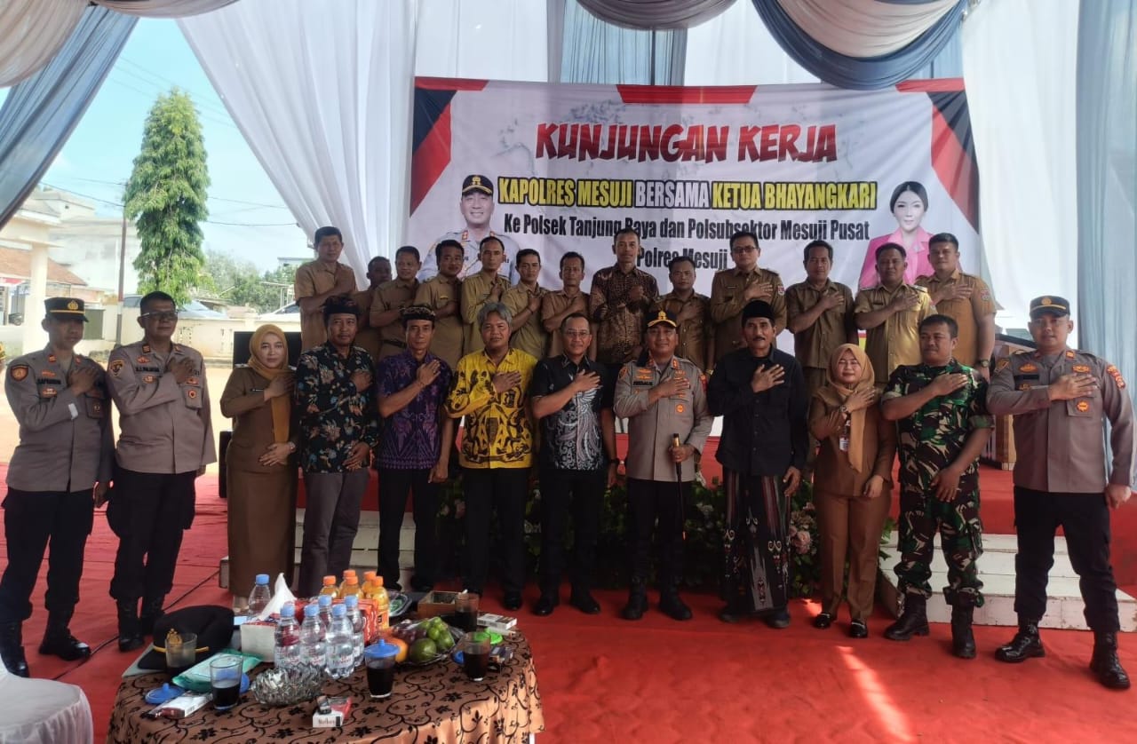 Kapolres Mesuji Lakukan Kunjungan Kerja ke Mapolsek Tanjung Raya