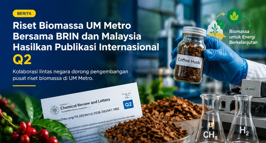 Riset Kolaborasi UM Metro, BRIN, dan Malaysia Terbit di Jurnal Internasional Q2