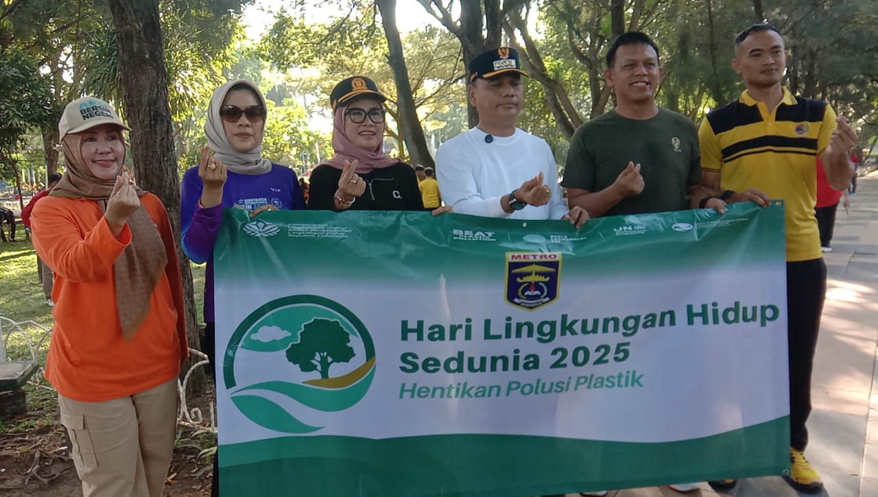 Jaga Lingkungan, Pemkot Metro Gaungkan Perang Terbuka Lawan Polusi Plastik
