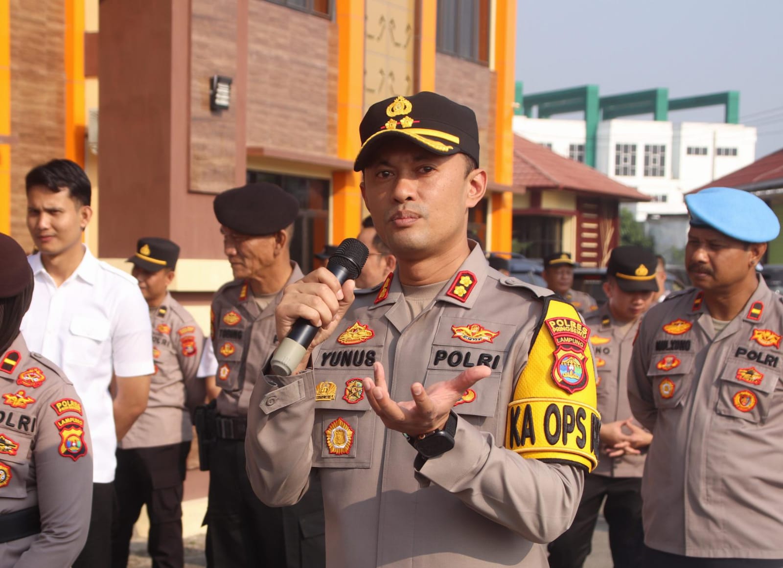 Pasca Pemungutan Suara, Kapolres Pringsewu Imbau Jaga Kerukunan dan Kedamaian