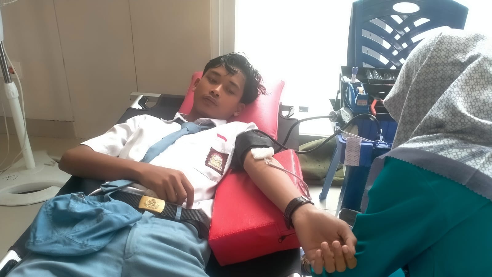 SMA Yos Sudarso Wajibkan Siswanya Donor Darah, PMI Metro: Sangat Membantu