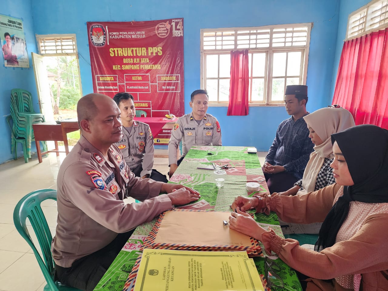 Pastikan Situasi Jelang Pemilu 2024 Aman Dan Kondusif, Sat Binmas Polres Mesuji Cooling System