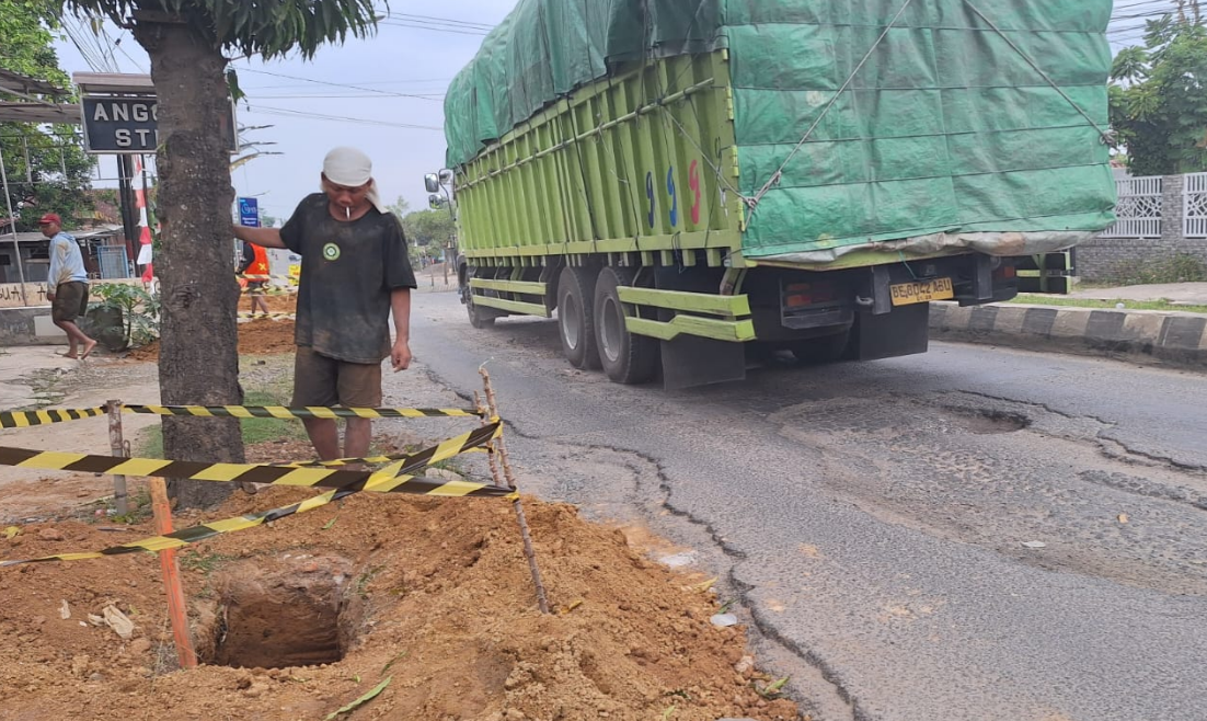 Bulan ini Jalan Pattimura Metro Utara Direncanakan Mulai Diperbaiki