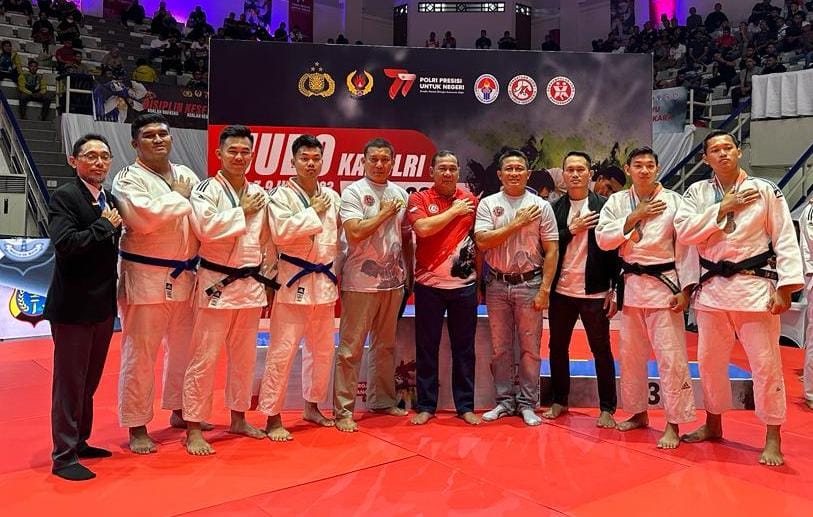Ikut Judo Kapolri Cup, Polda Lampung Boyong Mendali Perak dan Perunggu