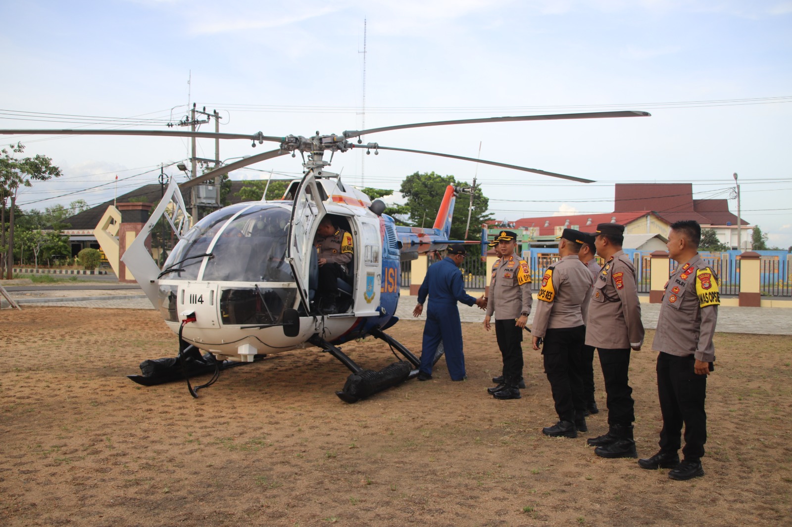 Cek Kesiapan Pengamanan Pemilu, Dua Pejabat Polda Lampung Kunjungi Polres Pringsewu